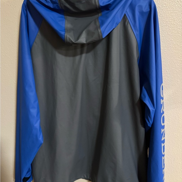 Grundéns Men's Blue and Gray Waterproof Raincoat - Picture 5 of 7